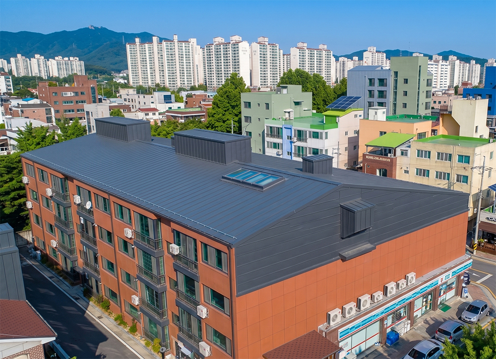 렉산·칼라강판지붕공사